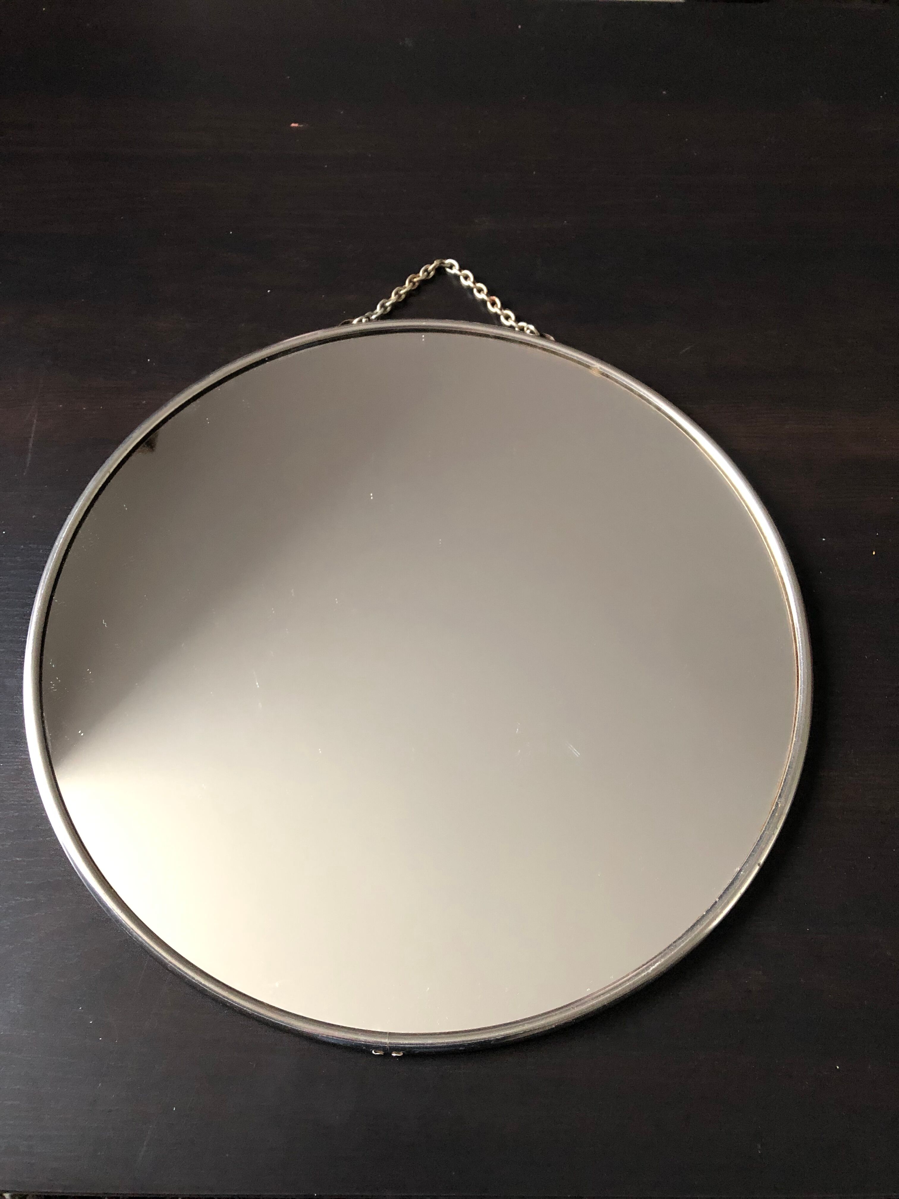 Barber round mirror 29x29cm