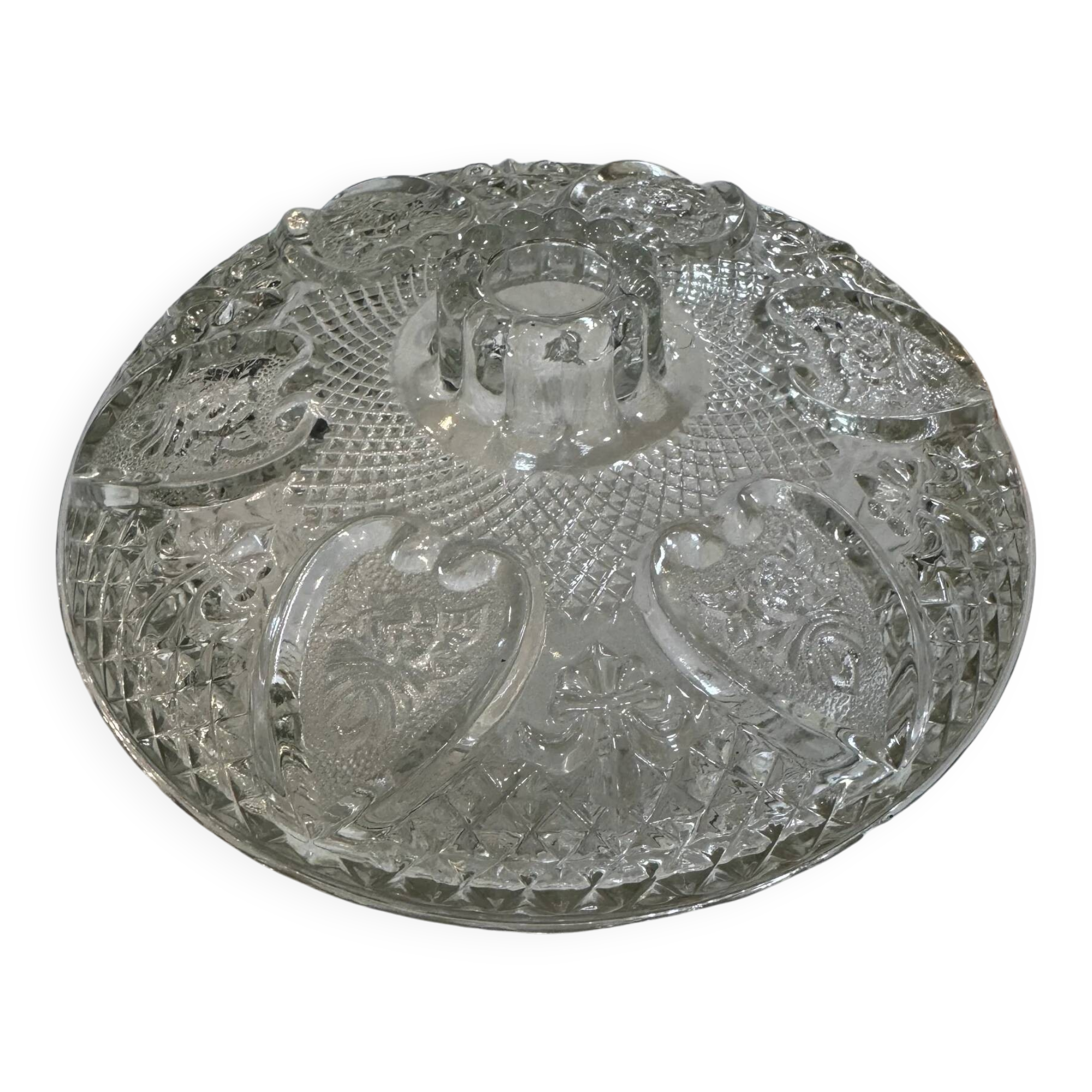 Vintage glass bonbonnière