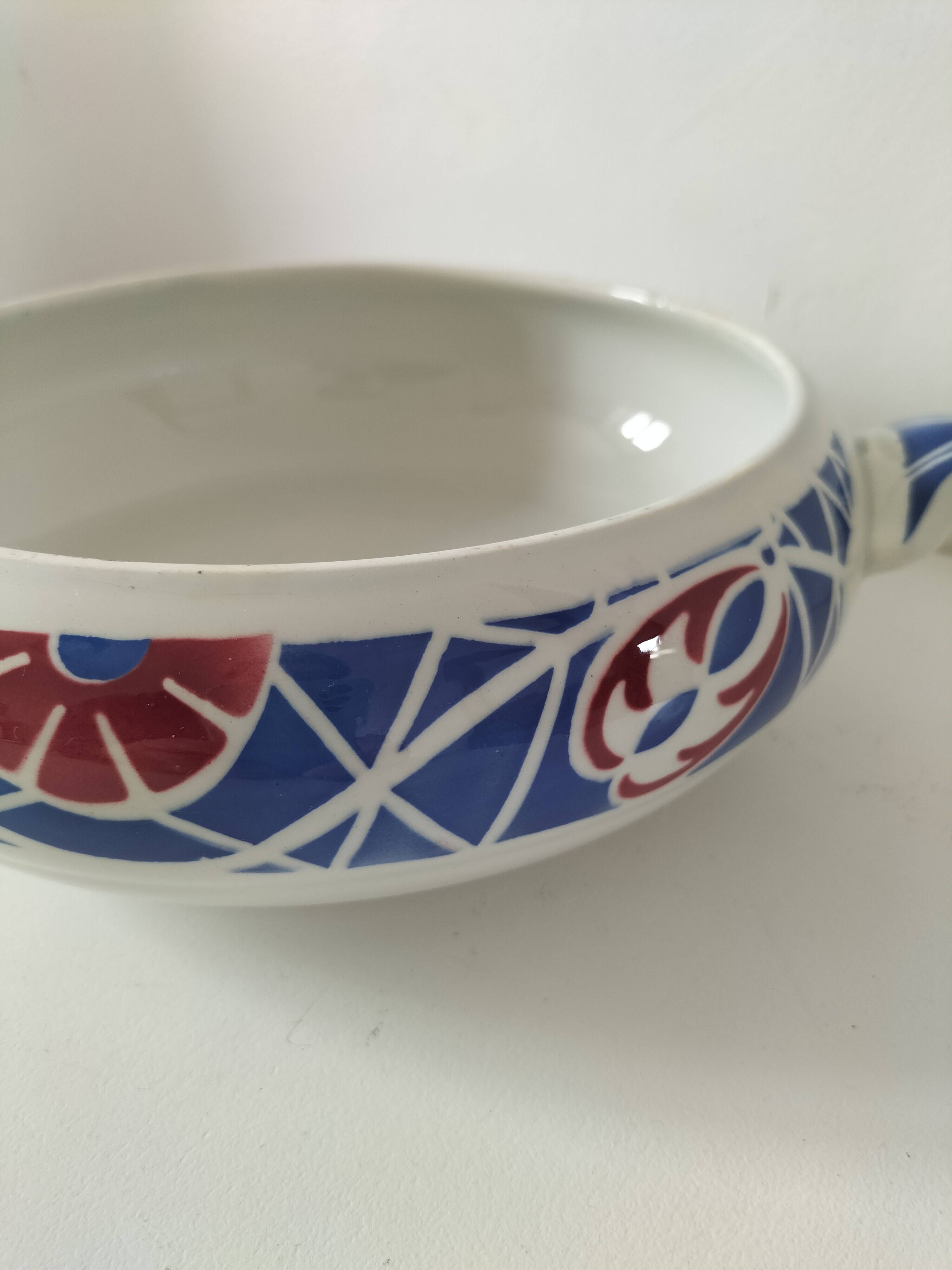 Sarreguemines vegetable dish, Robinson model