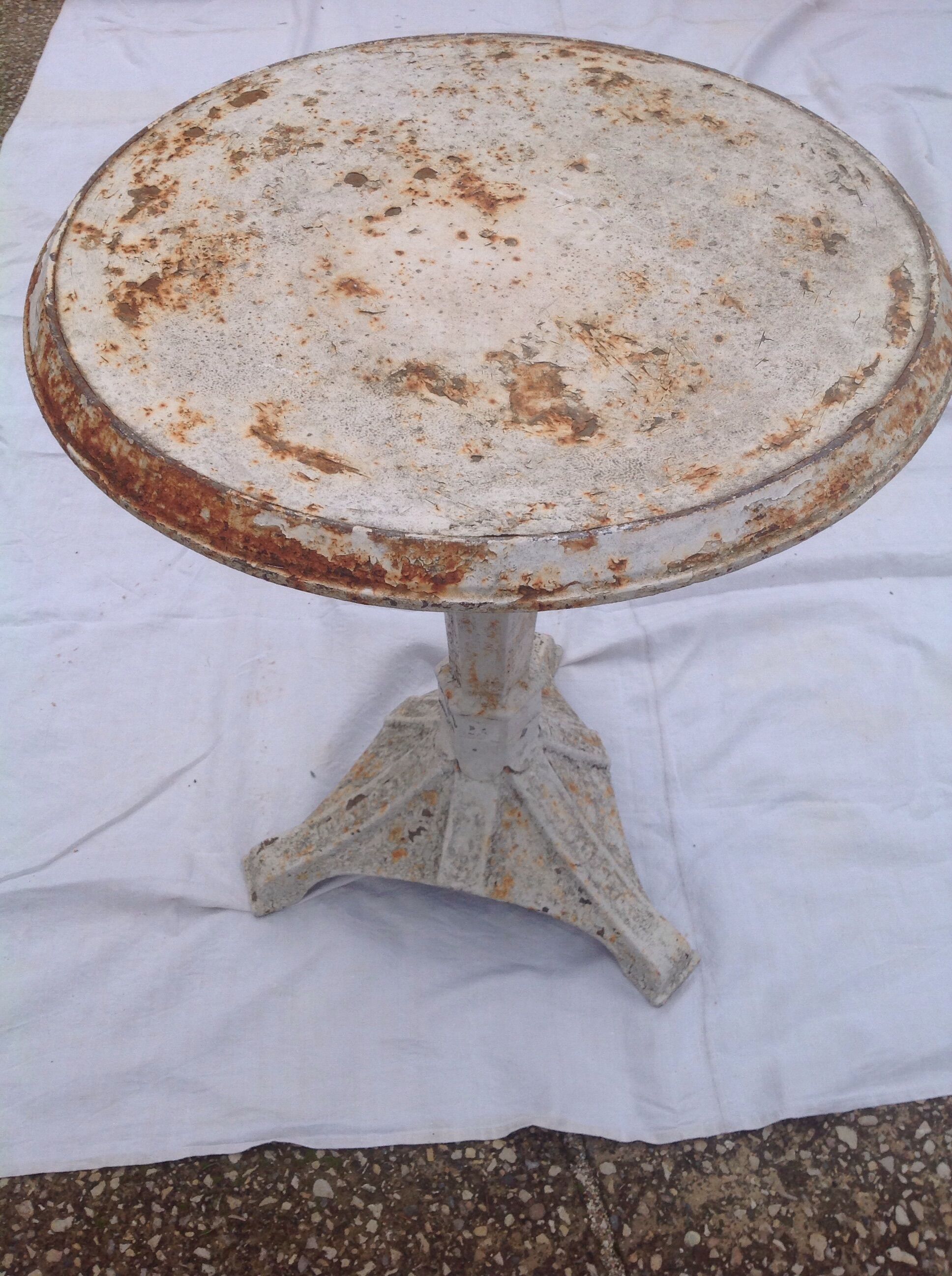 Cast iron bistro table