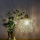 Suspension globe vintage en verre