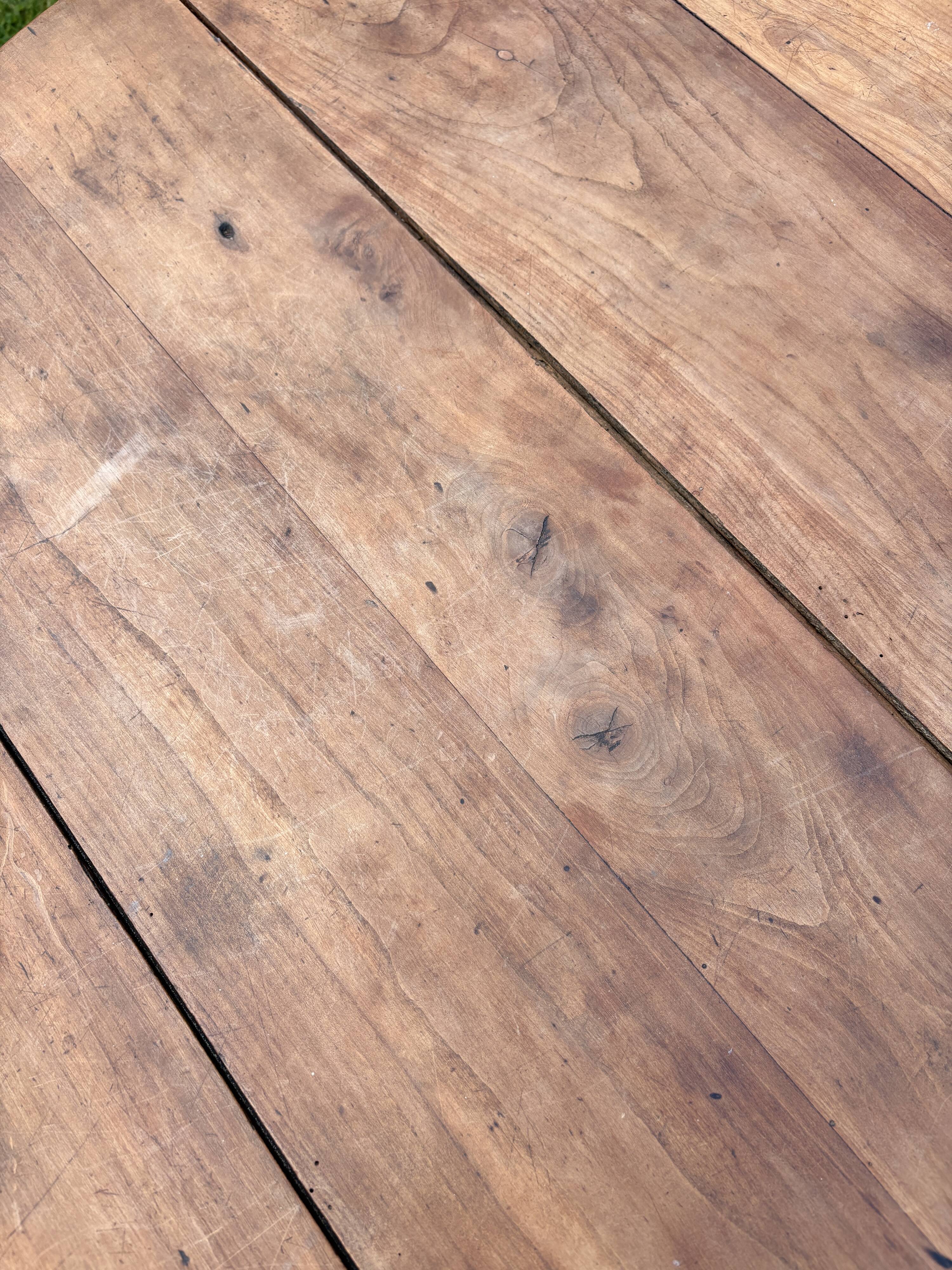 Oak drop-leaf table