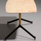 Marble Italy in the style of Gio Ponti coffee table metal brass, 1960s