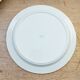 Round plate Sarreguemines yellow tiles