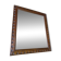 Wall mirror in carved solid wood, Henri II style, 52x45cm.