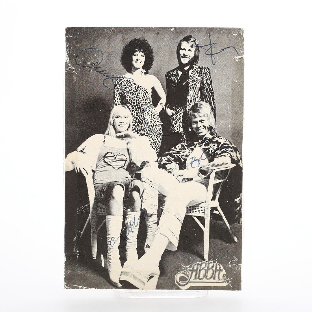 Photo Abba Group signed by all members of the group