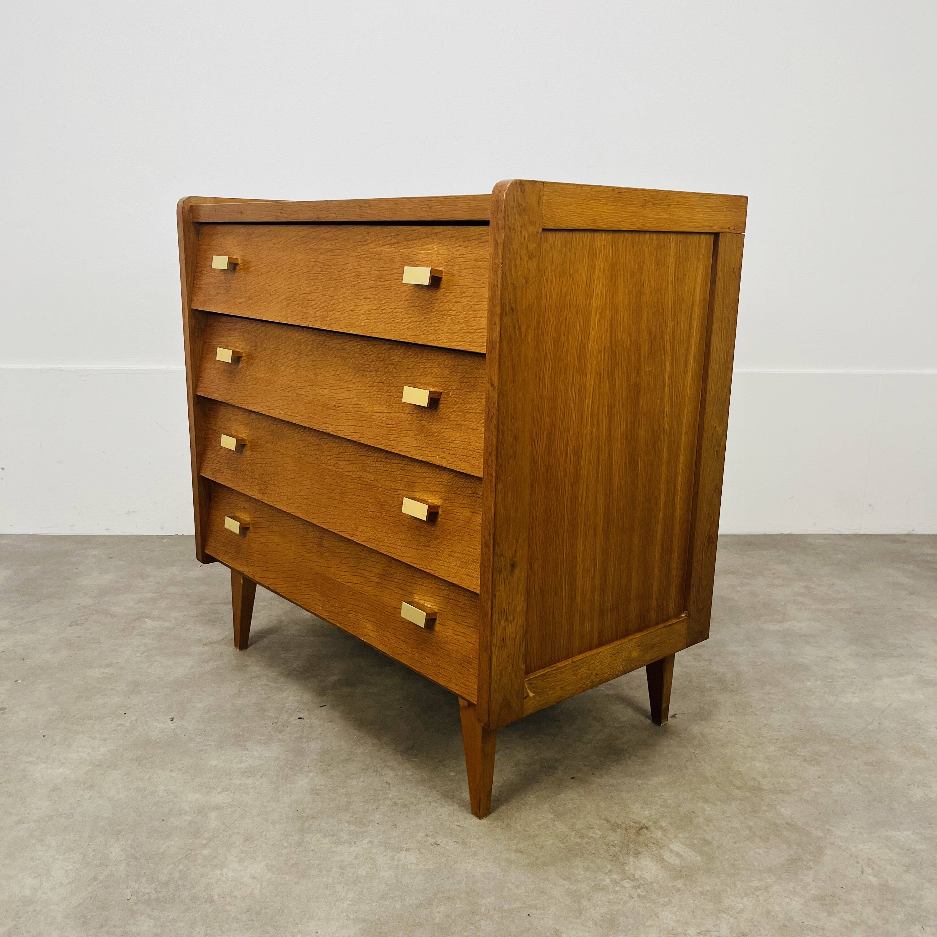 Commode vintage pieds compas