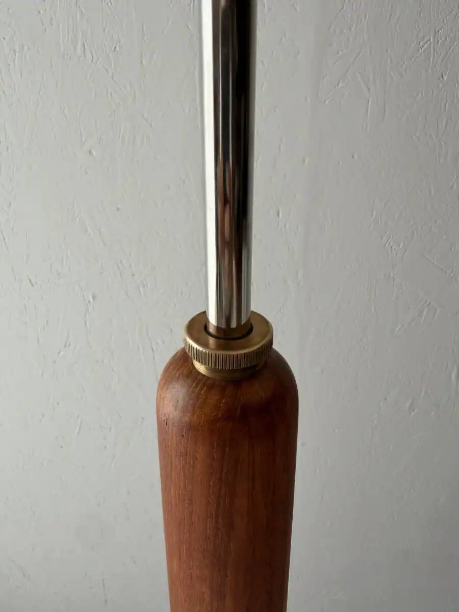 Danish teak floor lamp from the 1960s