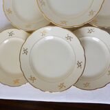 6 vintage Villeroy and Boch dessert plates