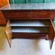 Chest of drawers bahut louis philippe in mahogany gray marble of the nineteenth century