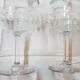 Set of 4 glasses cut Crystal