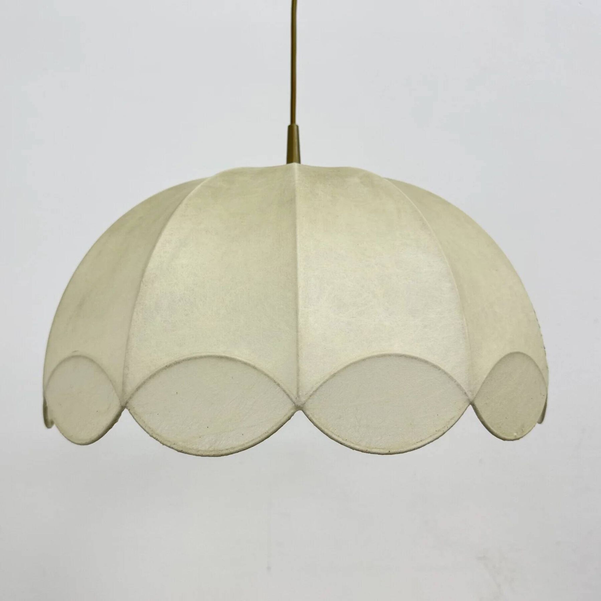 German mid-century "Cocoon" wavy chandelier by Goldkant, 1970s