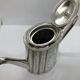 Silver metal teapot