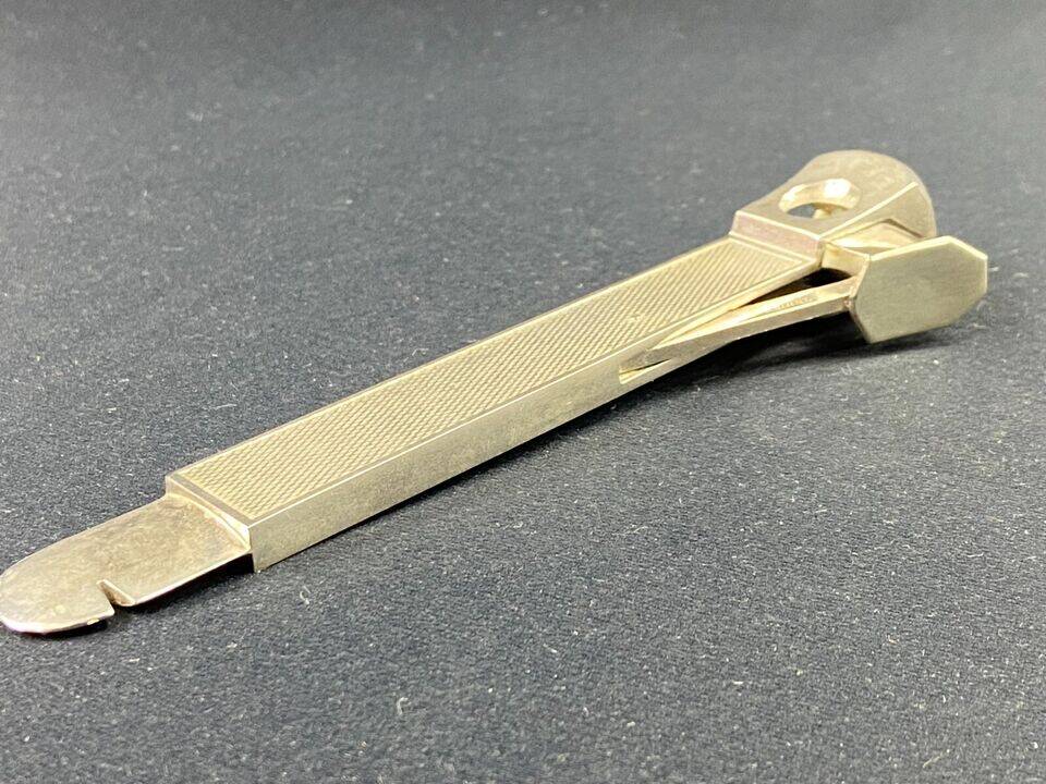 Donatus Solingen silver-plated cigar cutter
