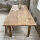 1950s oak butcher's farm table