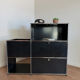 Meuble modulable USM Haller noir