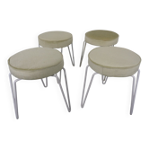 Mid-Century Hairpin Stools, 1960s, Set of 4