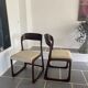 Paire de chaises Baumann modèle traîneau