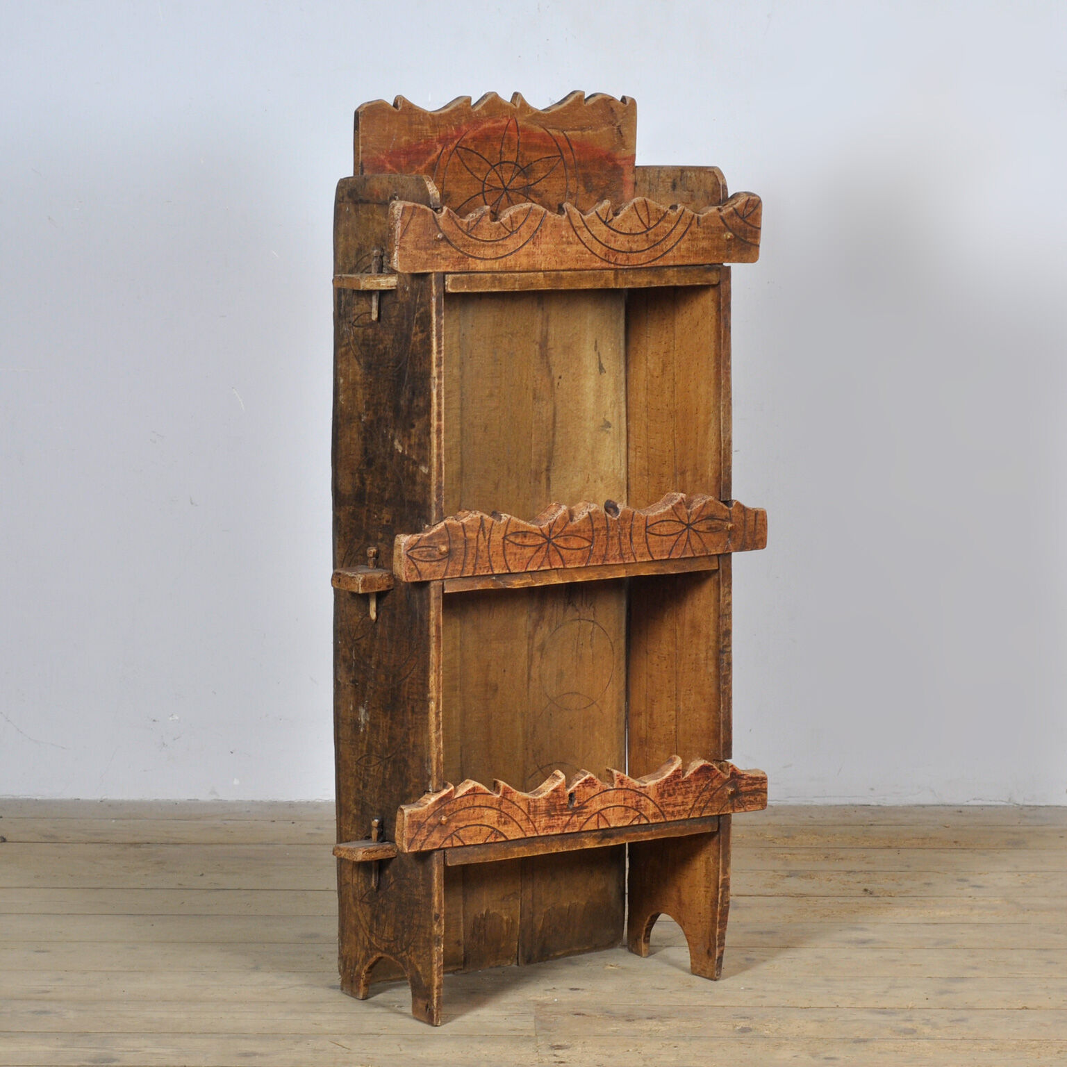 Beech Wabi Sabi cabinet, circa 1850