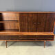 Oswald Vermaercke Paola rosewood highboard for V-Form Belgium 1959