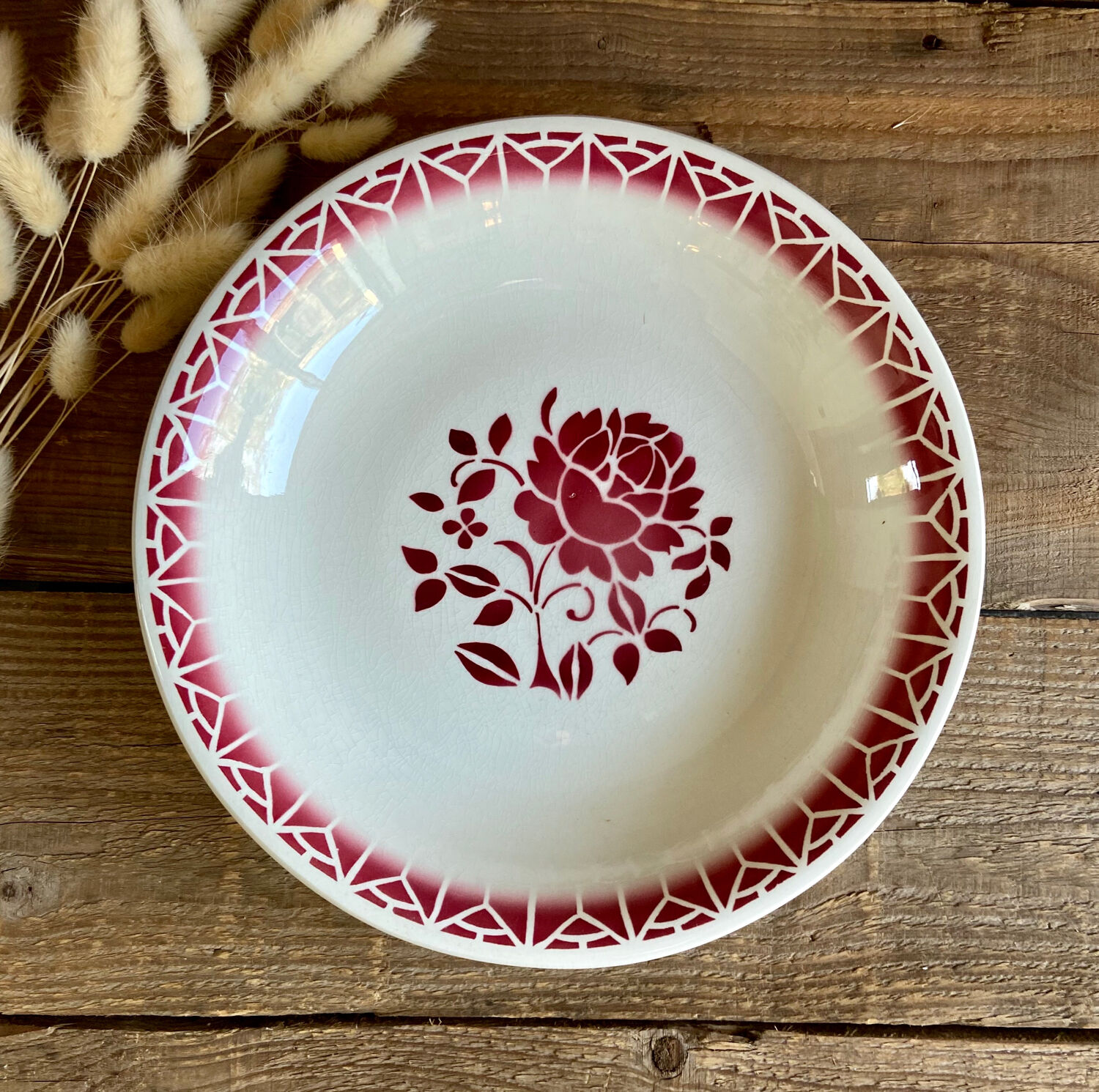 Hollow dish St Amand France