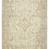 Hand-knotted wool turkish beige rug 165 cm x 267 cm