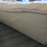 Light beige leather sofa Flou