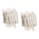 Pair of large Kalmar Murano wall sconces, Austria, 1960s.