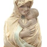 "Vierge à l'enfant" par A. Maeterlinck-Lefebvre