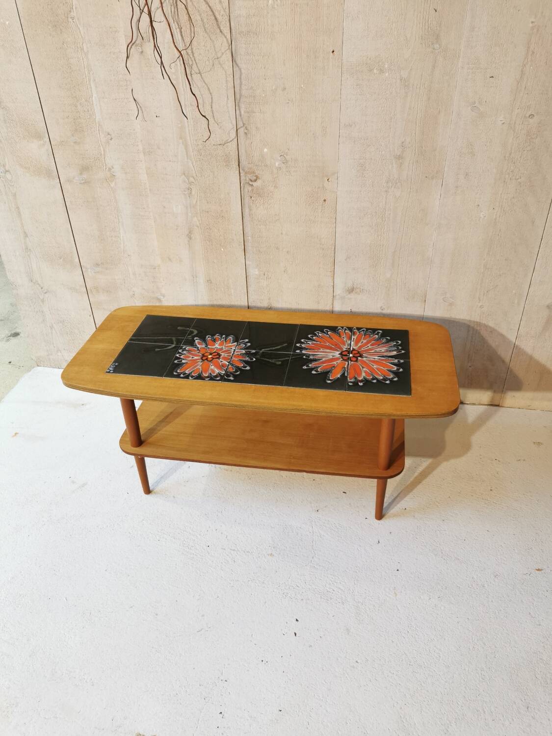 Teak coffee table