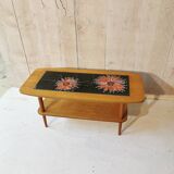 Teak coffee table