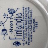 2 soup plates and 1 Myott Finlandia dish