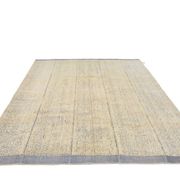 8x10 Blue & Beige Large Vintage Kilim Rug, 250x298Cm