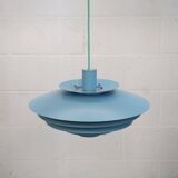 Unique blue colored Nordic Pendant Lamp by Form Light model 52610, Denmark