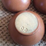 Series of 5 stoneware bowls