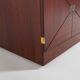 Vintage bar cabinet with brass markings