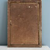 Old painting, mountain landscape signed Billet