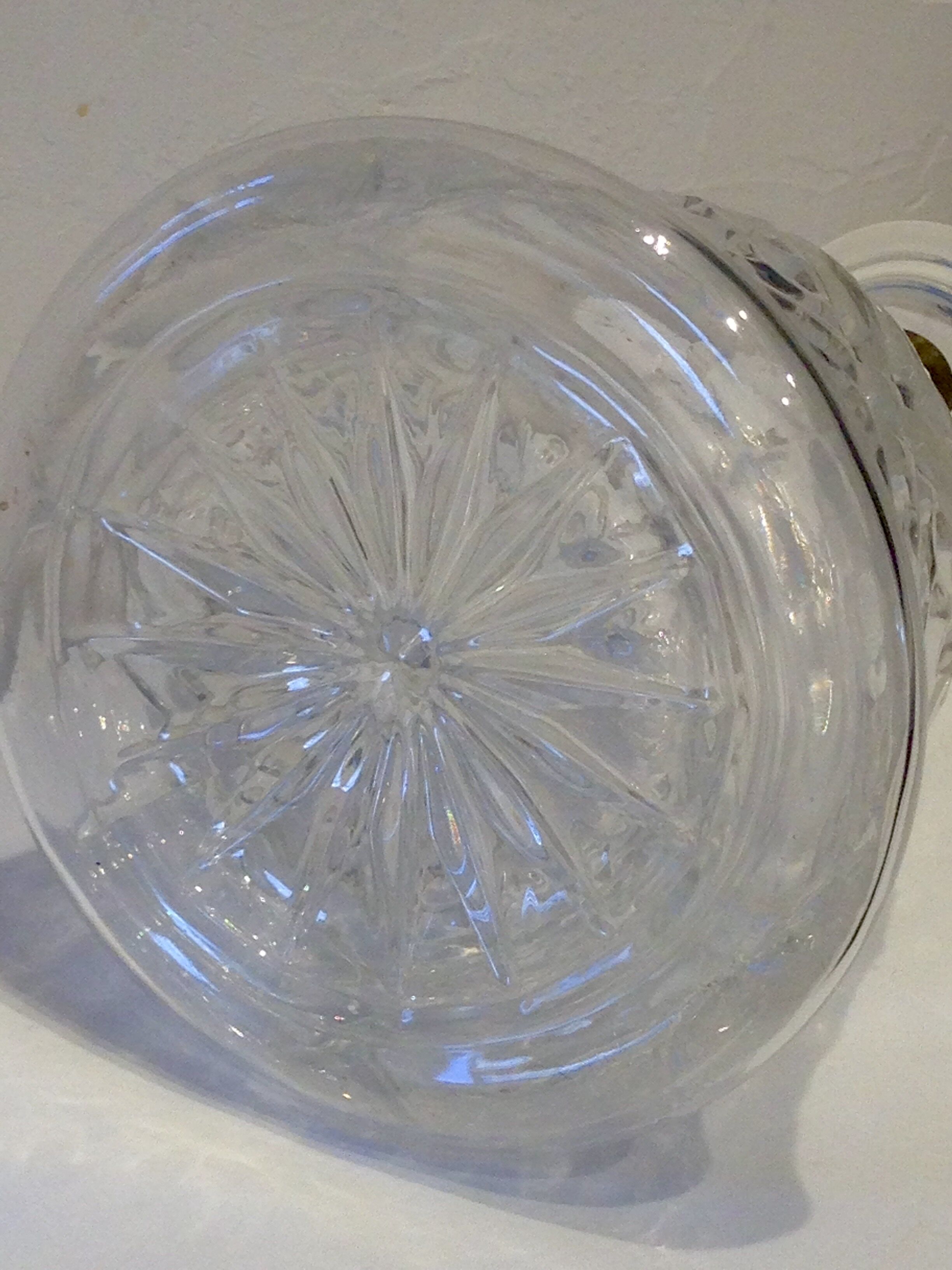 Carafe en cristal ciselé, Cristal d'Arques
