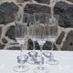 Set of 4 Octime glass flutes