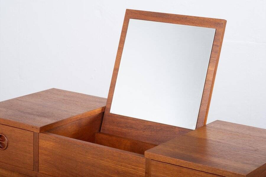 Teak Vanity Table, Denmark, 1960s