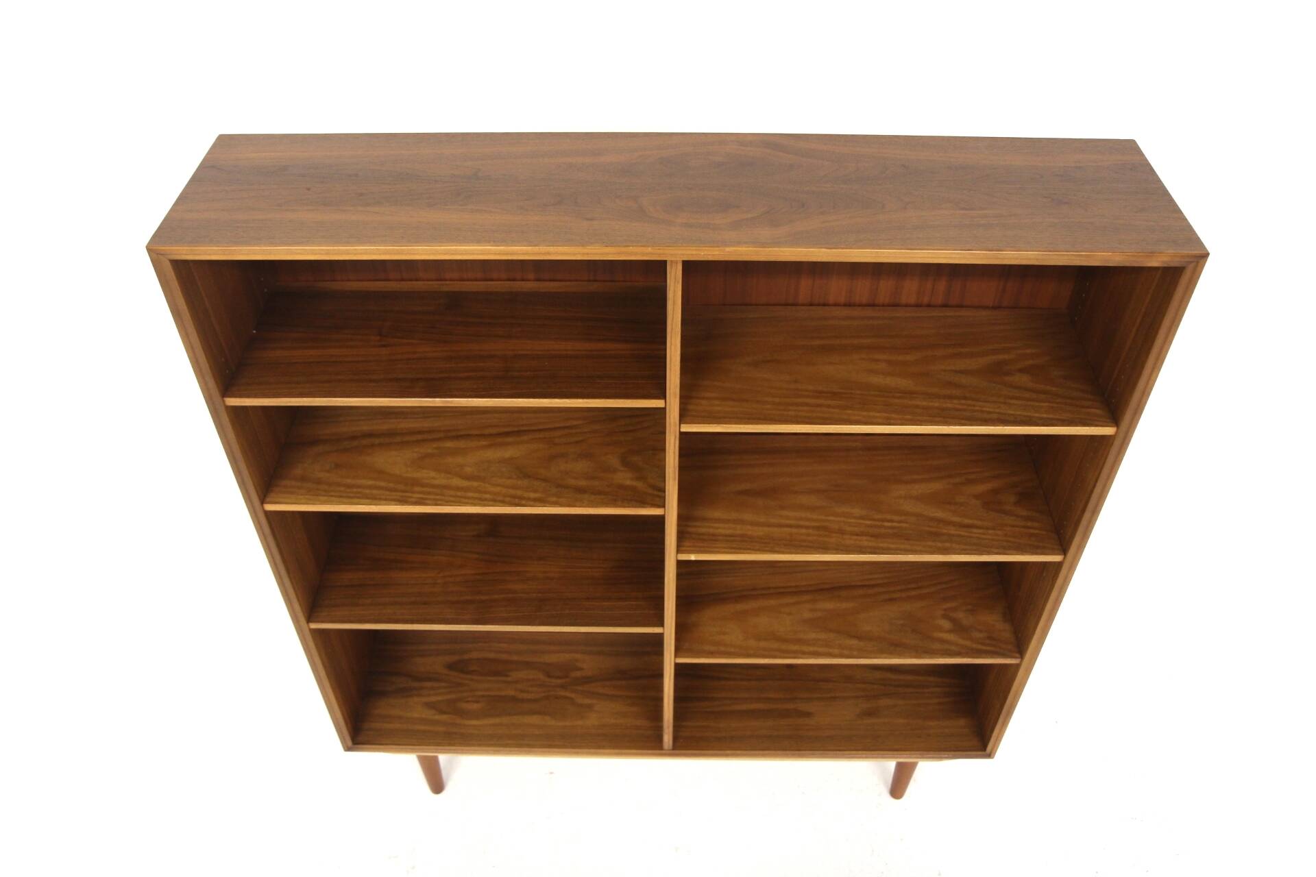 Scandinavian walnut bookcase, Sweden, 1960