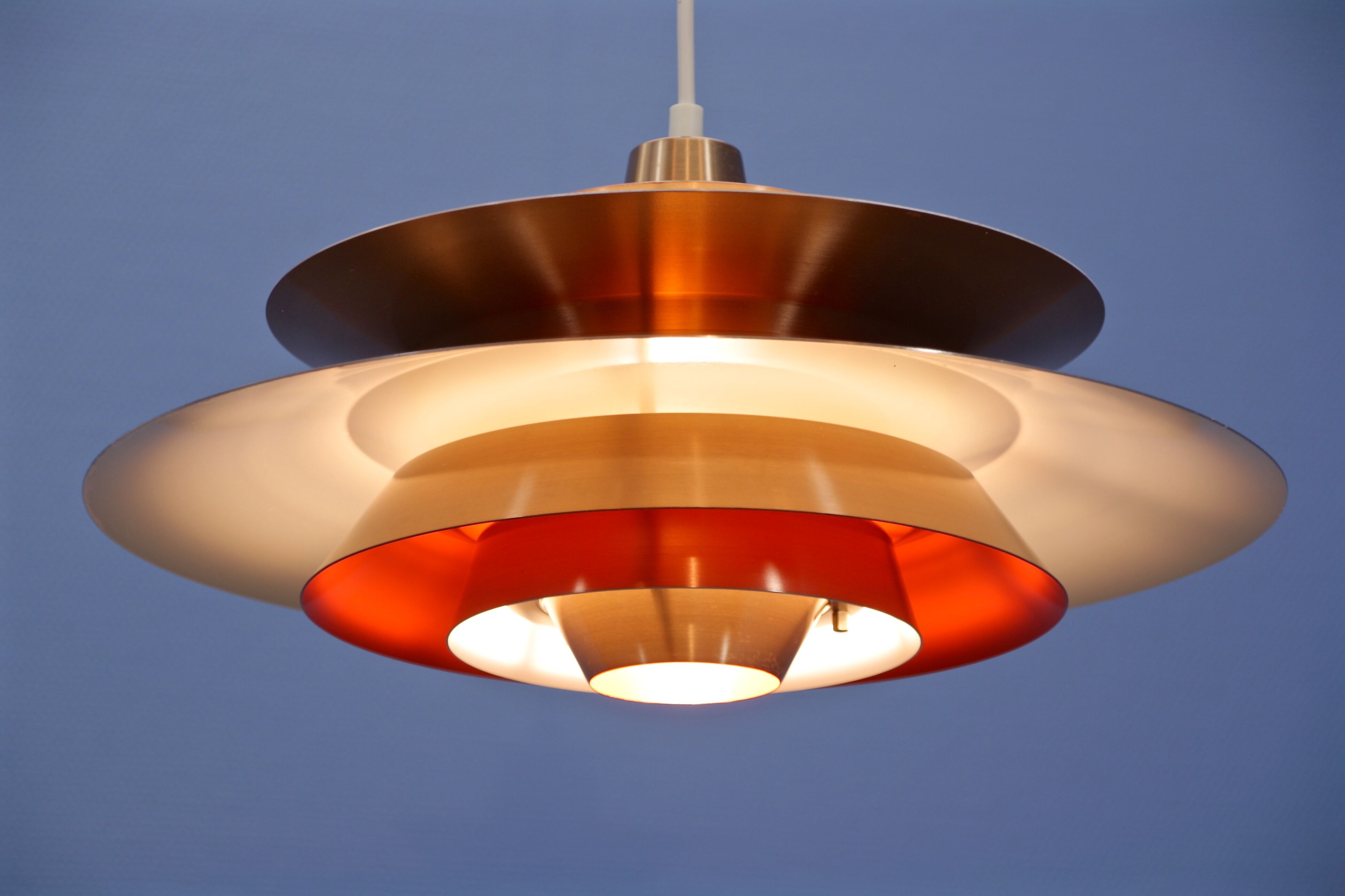 Danish pendant in copper, 1960s