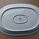 Oval serving dish in Bavarian porcelain