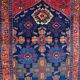 Carpet old Persian Malayer corridor 109x525 cm