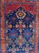 Carpet old Persian Malayer corridor 109x525 cm