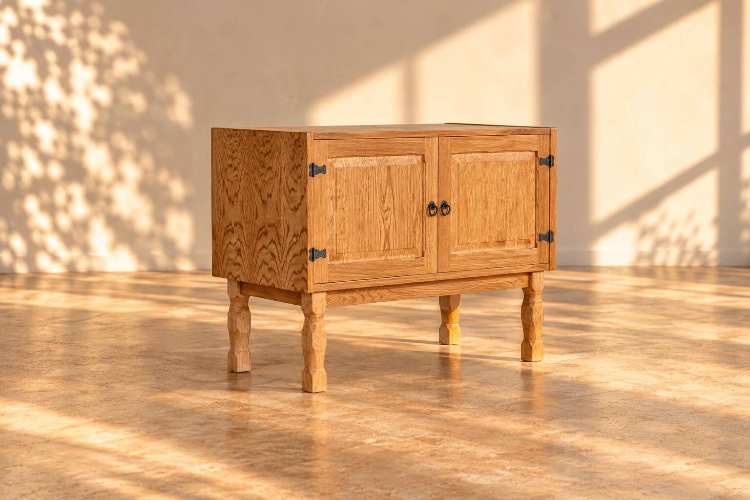vintage sideboard | Brutalist cabinet | 1960s | Danish