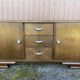 Art deco Chippendale sideboard Mid-century vintage 1950