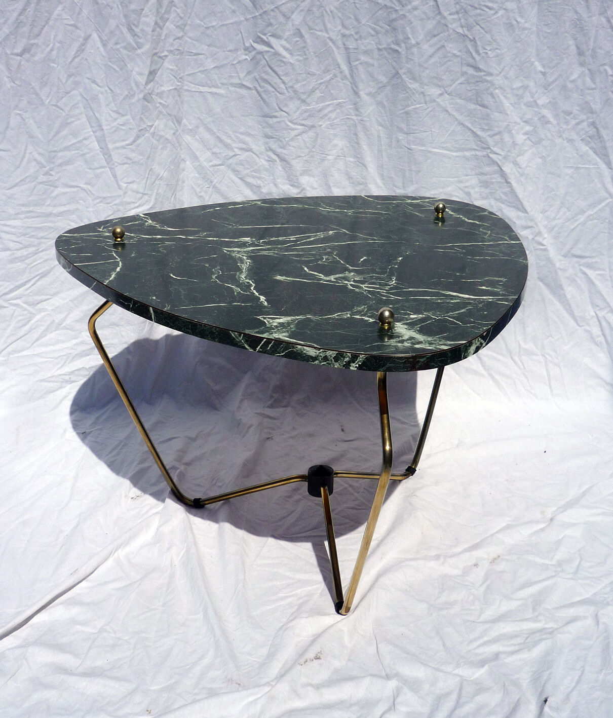 Triangular side table