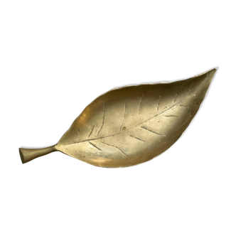 Empty pocket sheet shape brass -vintage year 60