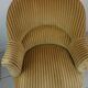 Toad armchair with green fringes